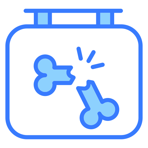 X-ray bone Generic Blue icon