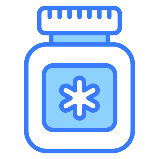 Pill jar Generic Blue icon
