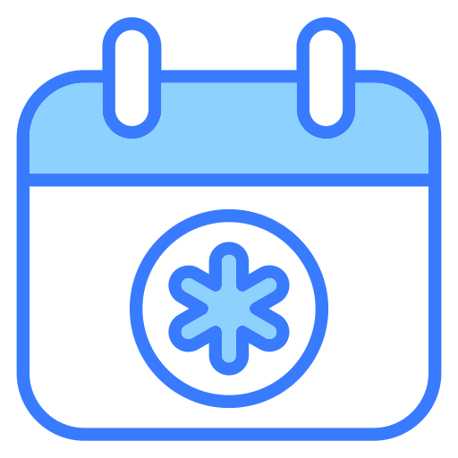 달력 Generic Blue icon
