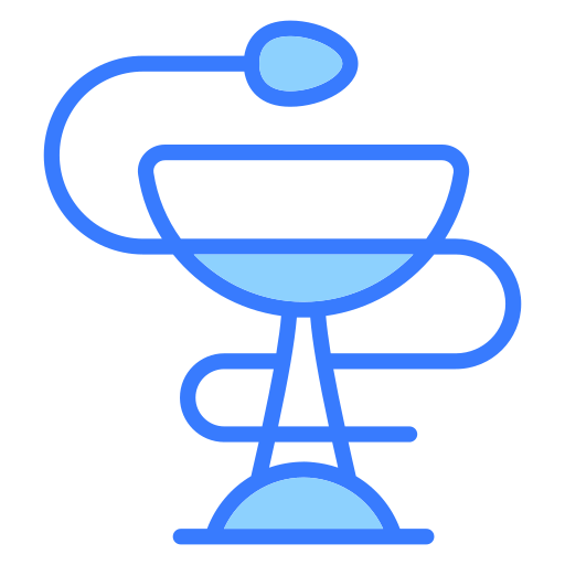 geneeskunde symbool Generic Blue icoon