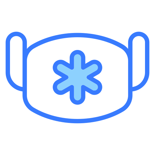 Медицинская маска Generic Blue иконка