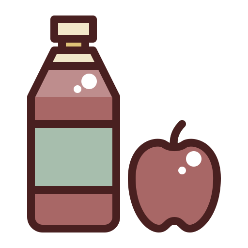 ocet jabłkowy Generic Outline Color ikona