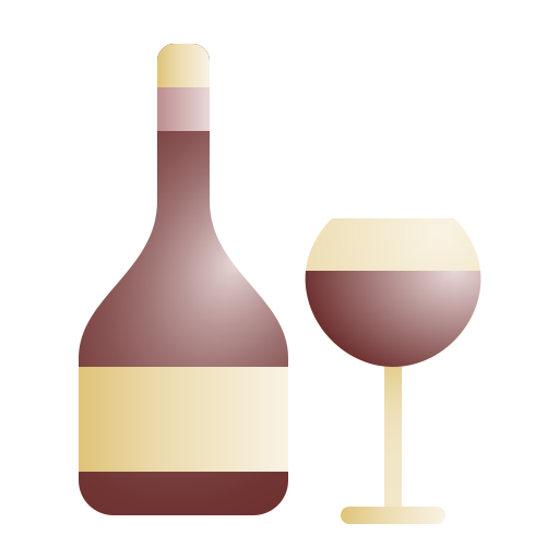 wijnfles Generic Flat Gradient icoon