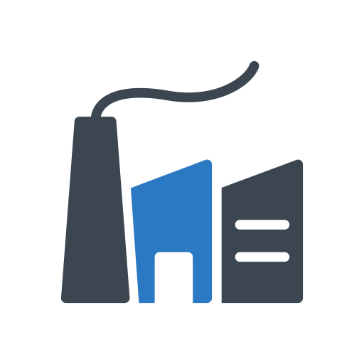 発電所 Generic Blue icon