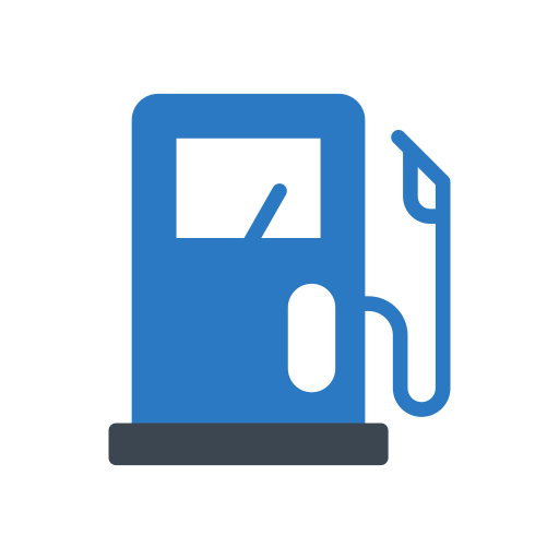 ガソリンスタンド Generic Blue icon