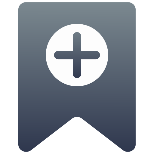 bladwijzer Generic Flat Gradient icoon