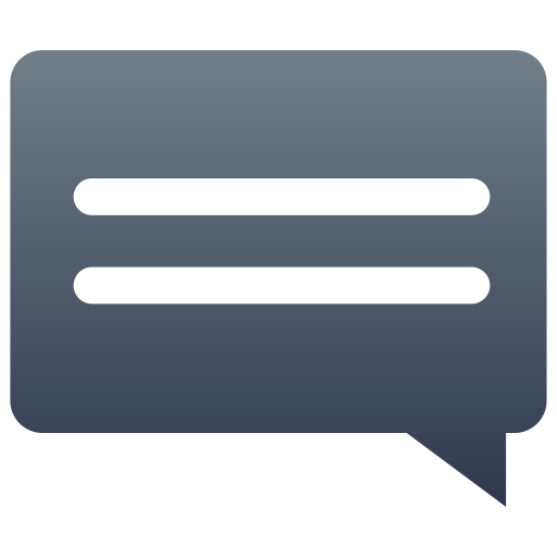 Message Generic Flat Gradient icon