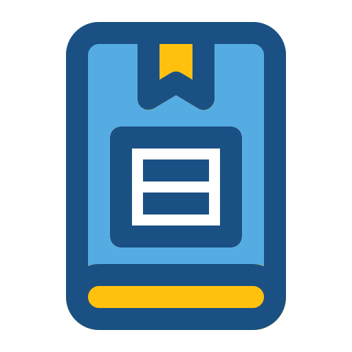 Bookmarks Generic Outline Color icon