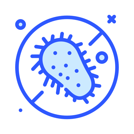 bactérias Darius Dan Blue Ícone