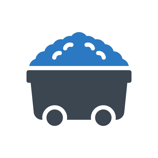 Mine cart Generic Blue icon