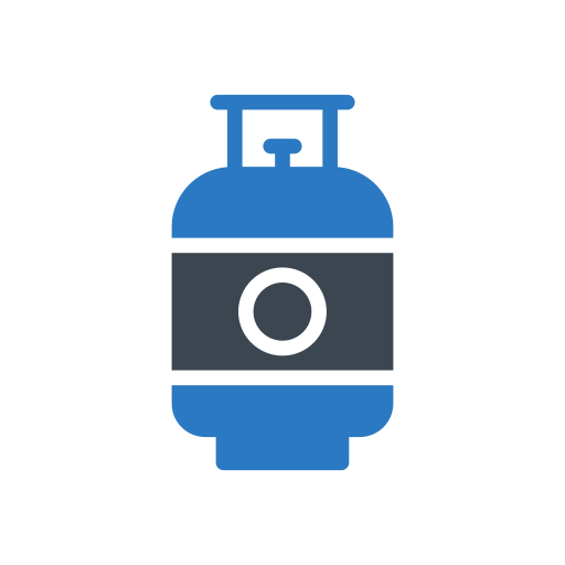 bouteille de gaz Generic Blue Icône