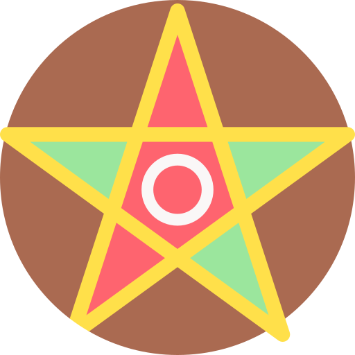 星 Detailed Flat Circular Flat icon