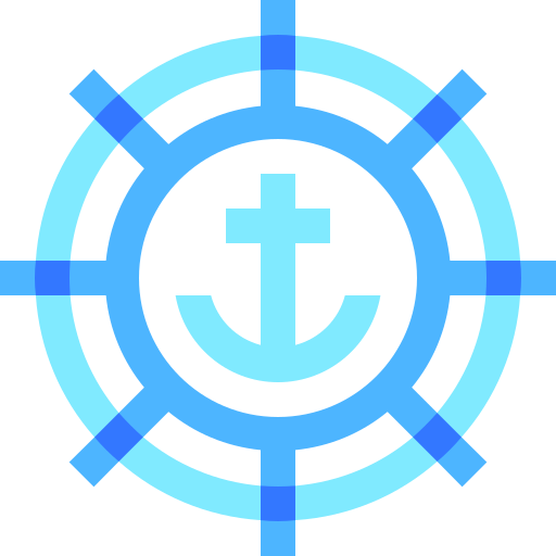 Ship wheel Basic Sheer Flat icon