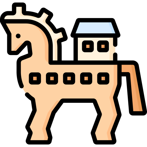 cheval de troie Special Lineal color Icône