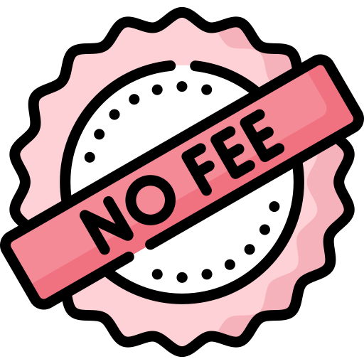 No fee Special Lineal color icon