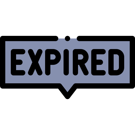 Expired Detailed Rounded Lineal color icon