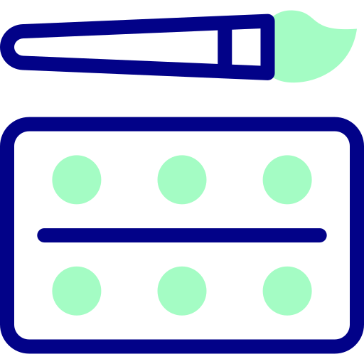 akwarela Detailed Mixed Lineal color ikona