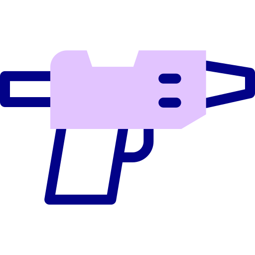 Glue gun Detailed Mixed Lineal color icon