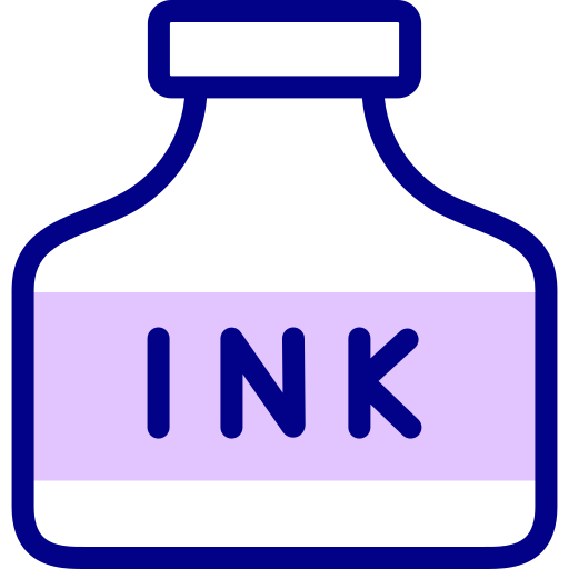 tinta Detailed Mixed Lineal color icono