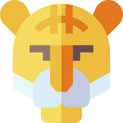 Tiger Basic Straight Flat icon
