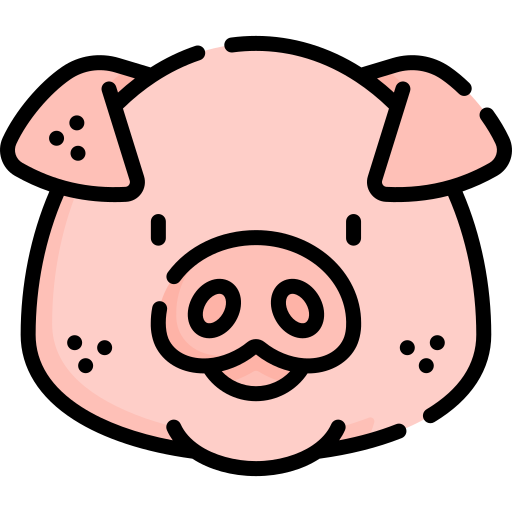 cochon Special Lineal color Icône