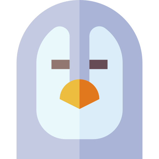 Пингвин Basic Straight Flat иконка