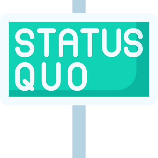 status quo Special Flat Ícone