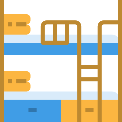 Bunk bed Linector Flat icon