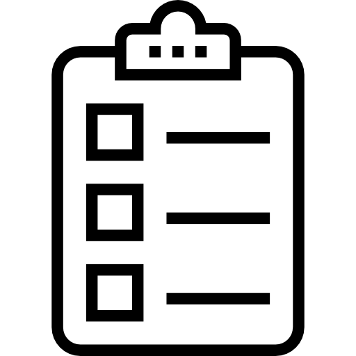 klembord Prosymbols Lineal icoon