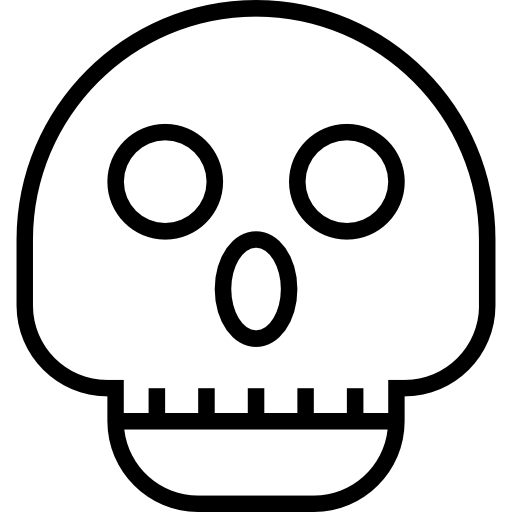 Skull Prosymbols Lineal icon