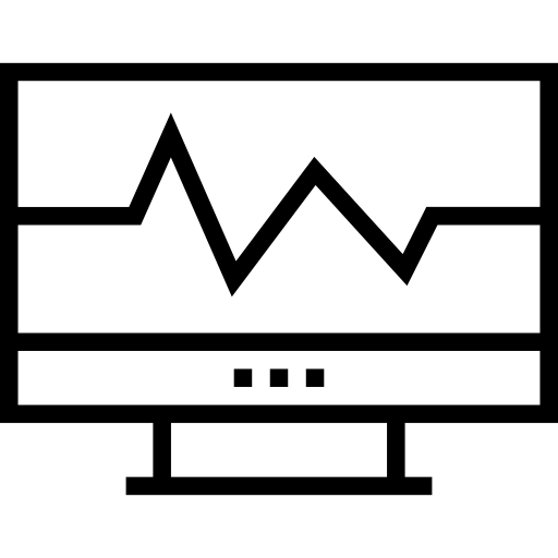 cardiogramma Prosymbols Lineal icona