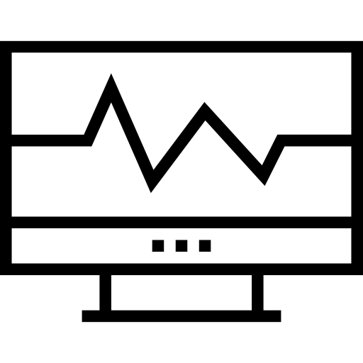 Cardiogram Prosymbols Lineal icon