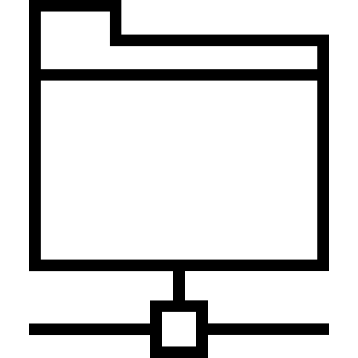 carpeta Prosymbols Lineal icono
