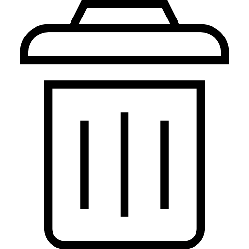 basura Prosymbols Lineal icono