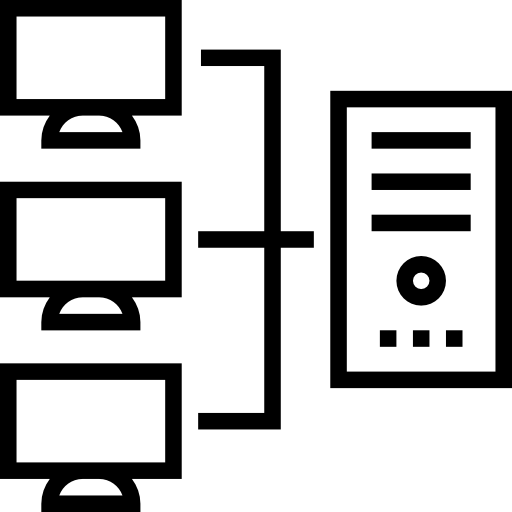netzwerk Prosymbols Lineal icon