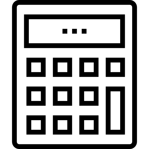 taschenrechner Prosymbols Lineal icon