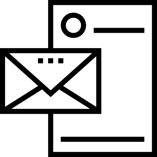 poczta Prosymbols Lineal ikona