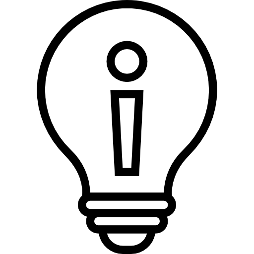 Лампочка Prosymbols Lineal иконка
