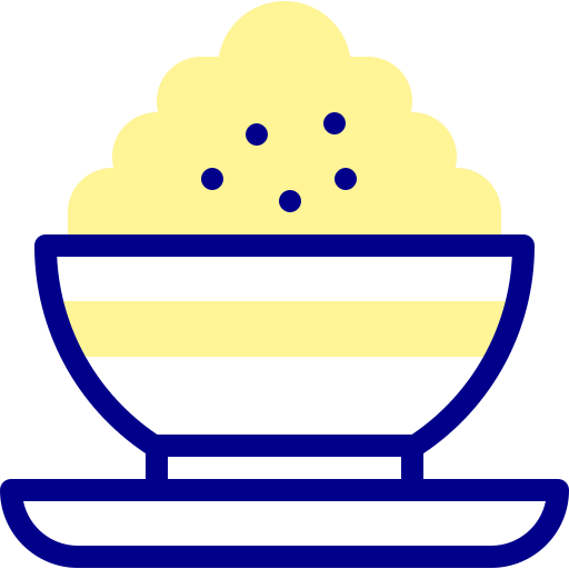 쌀 Detailed Mixed Lineal color icon