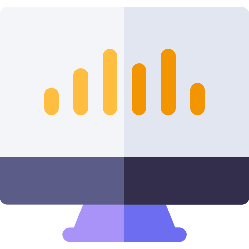 音声の波 Basic Rounded Flat icon