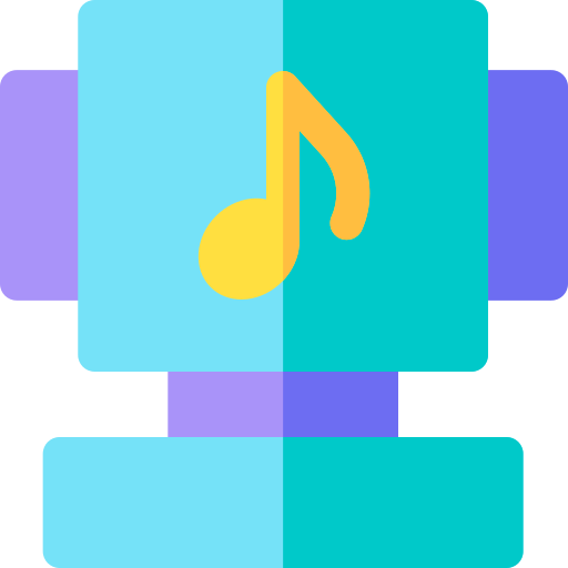 techno Basic Rounded Flat icon