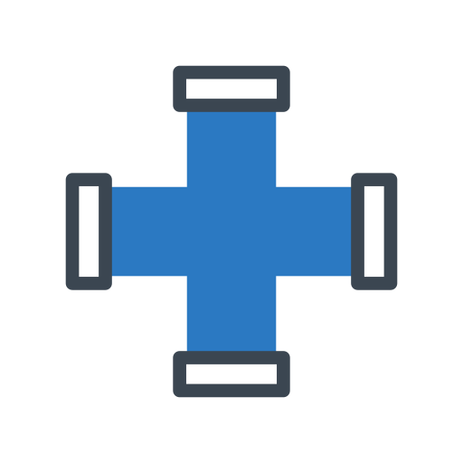 Water pipe Generic Blue icon