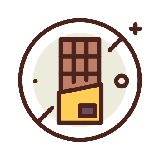 barretta di cioccolato Darius Dan Lineal Color icona