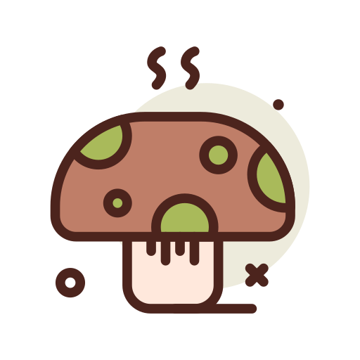 Mushroom Darius Dan Lineal Color icon