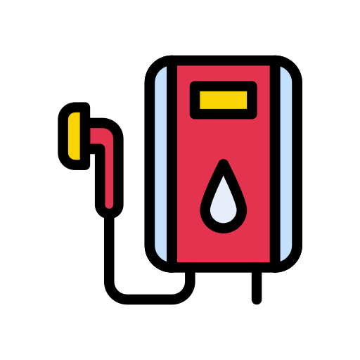 chauffage à gaz Vector Stall Lineal Color Icône