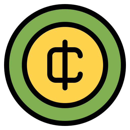 moneta Generic Outline Color ikona