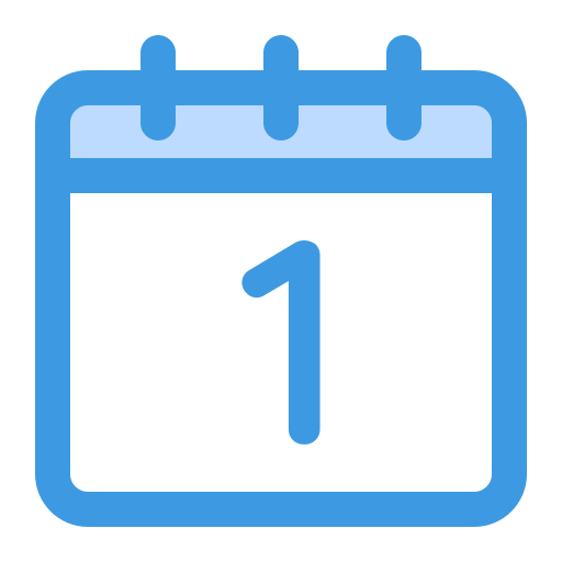 Calendar Generic Blue icon