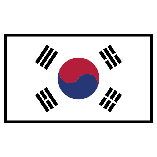 corea del sur Generic Outline Color icono