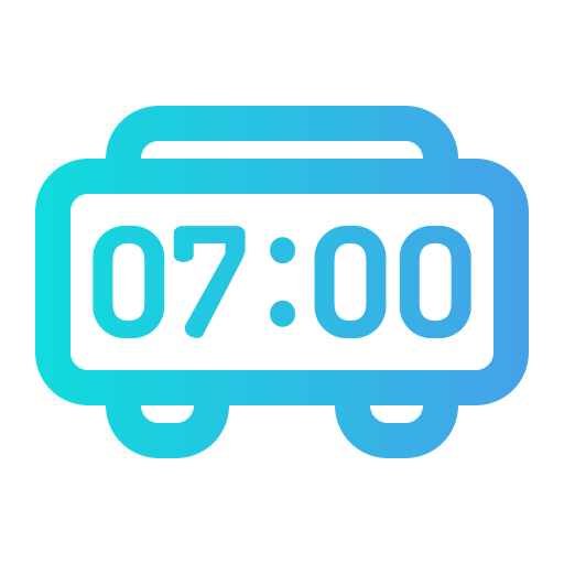 Alarm clock Generic Gradient icon