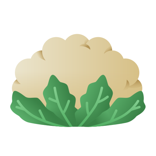 Cauliflower Generic Flat Gradient icon